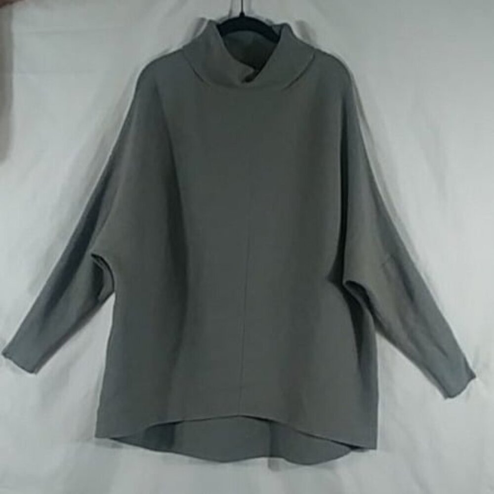 Source Unknown Sweater Women's Grey Long Sleeve H… - image 1